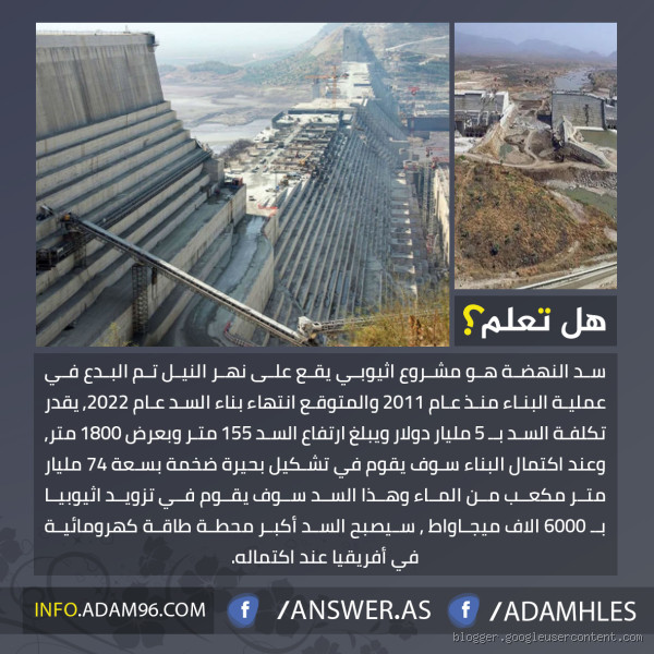 كم تبلغ تكلفة سد النهضة؟ تعرف على الأرقام والتفاصيل