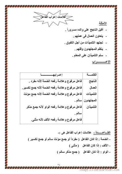 ما هو إعراب كلمة "طلب"؟